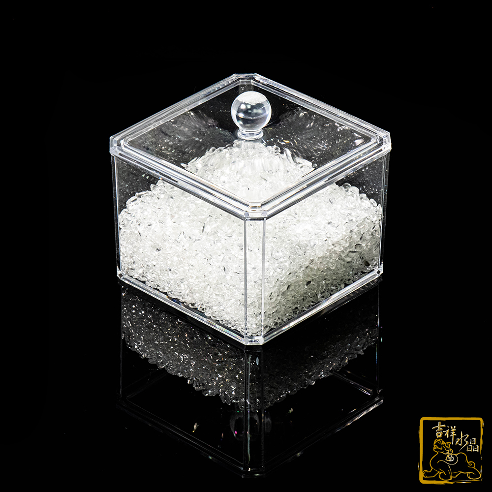 白水晶經典消磁盒400g 淨化水晶【吉祥水晶專賣店】