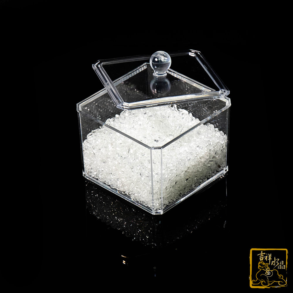 白水晶經典消磁盒400g 淨化水晶【吉祥水晶專賣店】