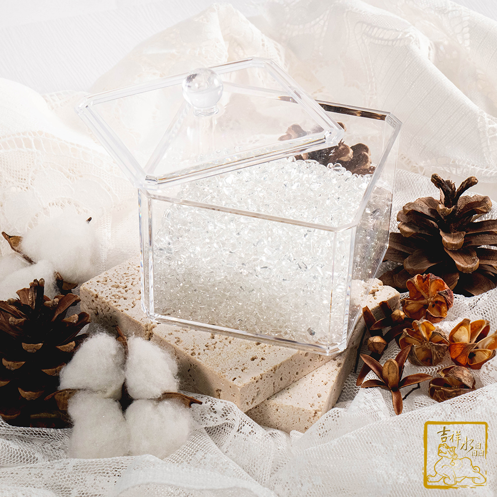 白水晶經典消磁盒 400g 淨化水晶