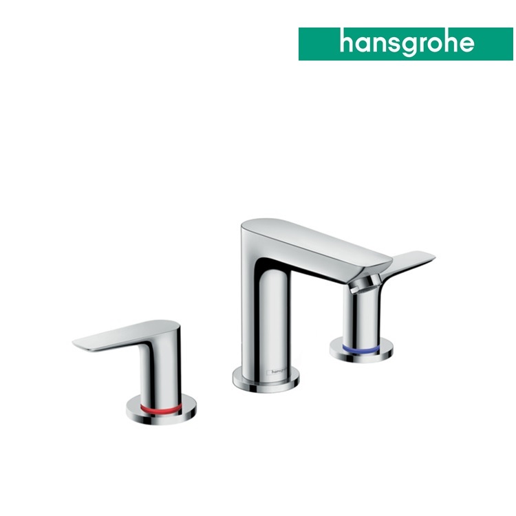 hansgrohe Talis E 71733, -000 3-hole basin mixer with pop-up waste set - With GA Approval & Wels