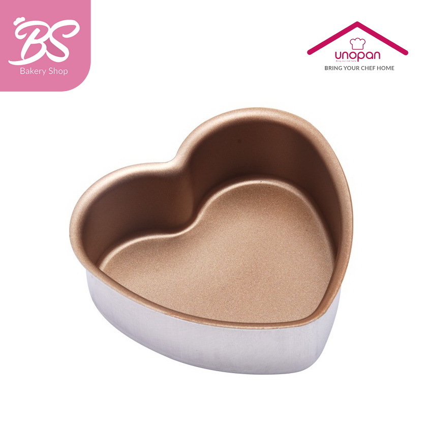 【Unopan 6"Heart Pan 心形不沾蛋糕模】Cake mould Tin Non stick UN16302