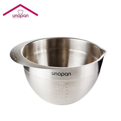 【Unopan 20cm Mixing Bowl 】Stainless Steel打蛋盆搅拌盆料理盆UN30003