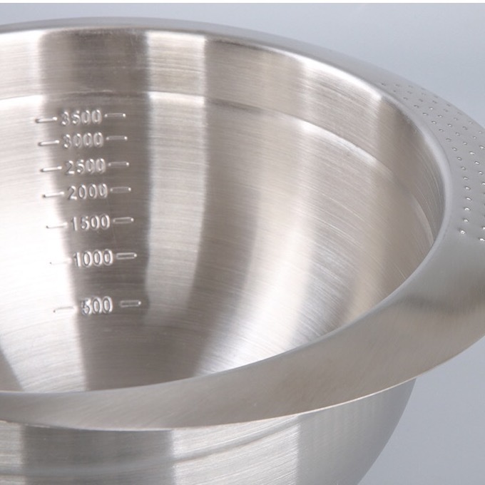 【Unopan 20cm Mixing Bowl 】Stainless Steel打蛋盆搅拌盆料理盆UN30003