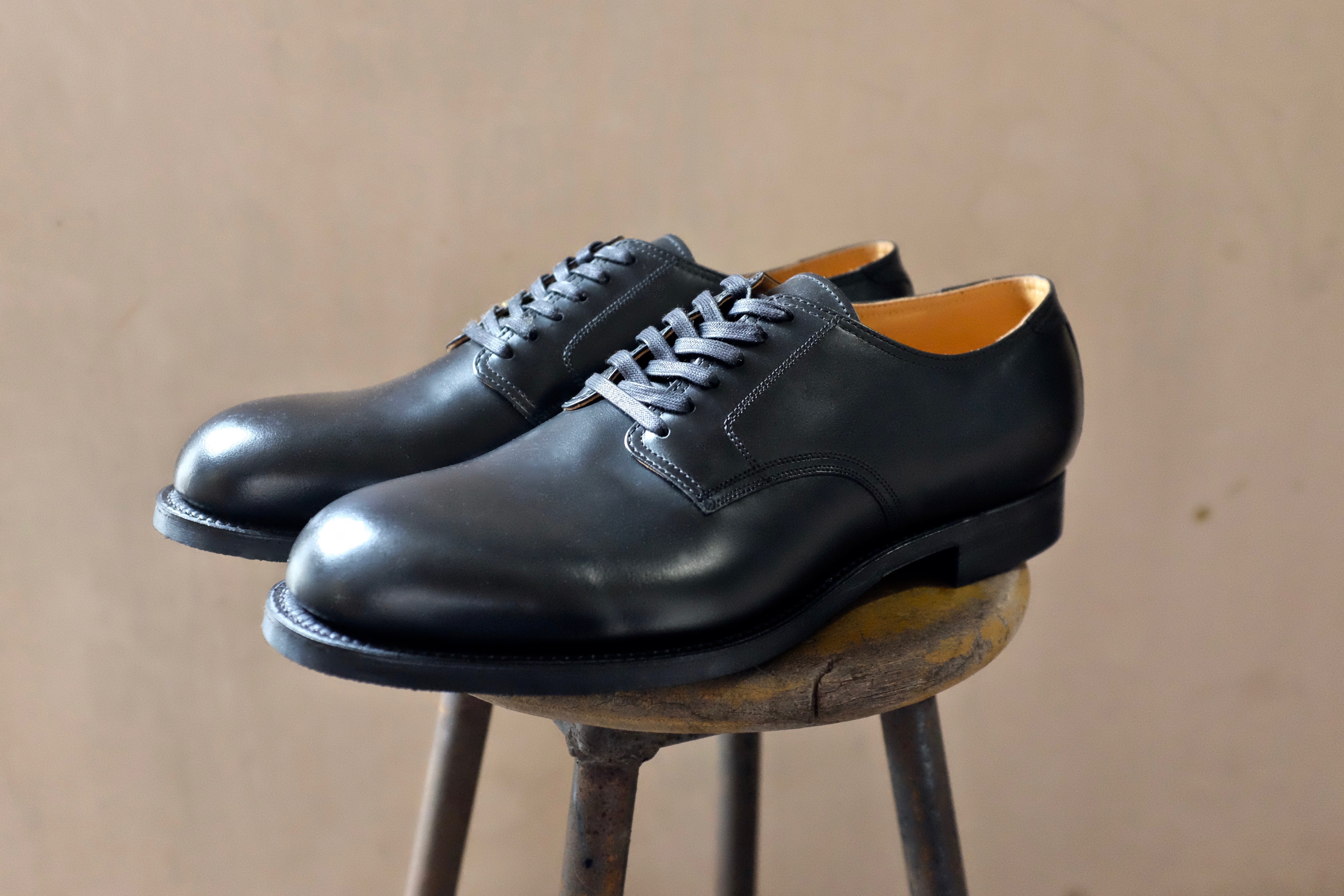 Black Sign Navy Last Dress Oxford Shoes / Black