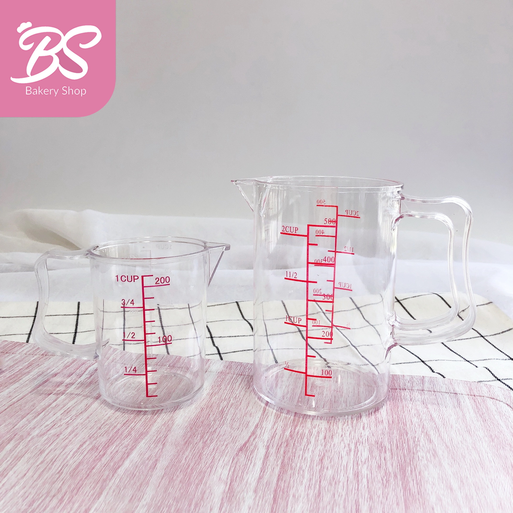 【Unopan PC Plastic Measuring cup 200cc 500cc】Kitchen tool baking 耐高温耐热量杯精准厨房用具 UN31011 UN31012