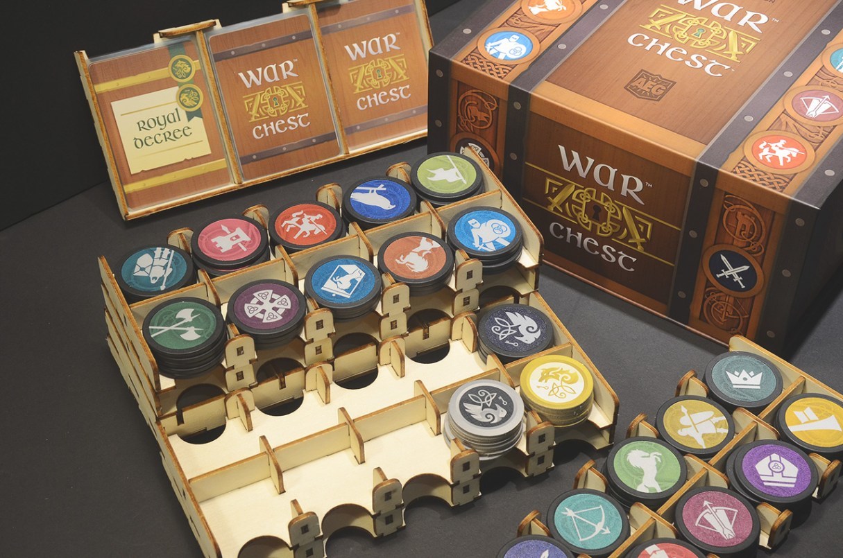 戰爭之匣 War Chest 桌遊收納盒/豪華木箱