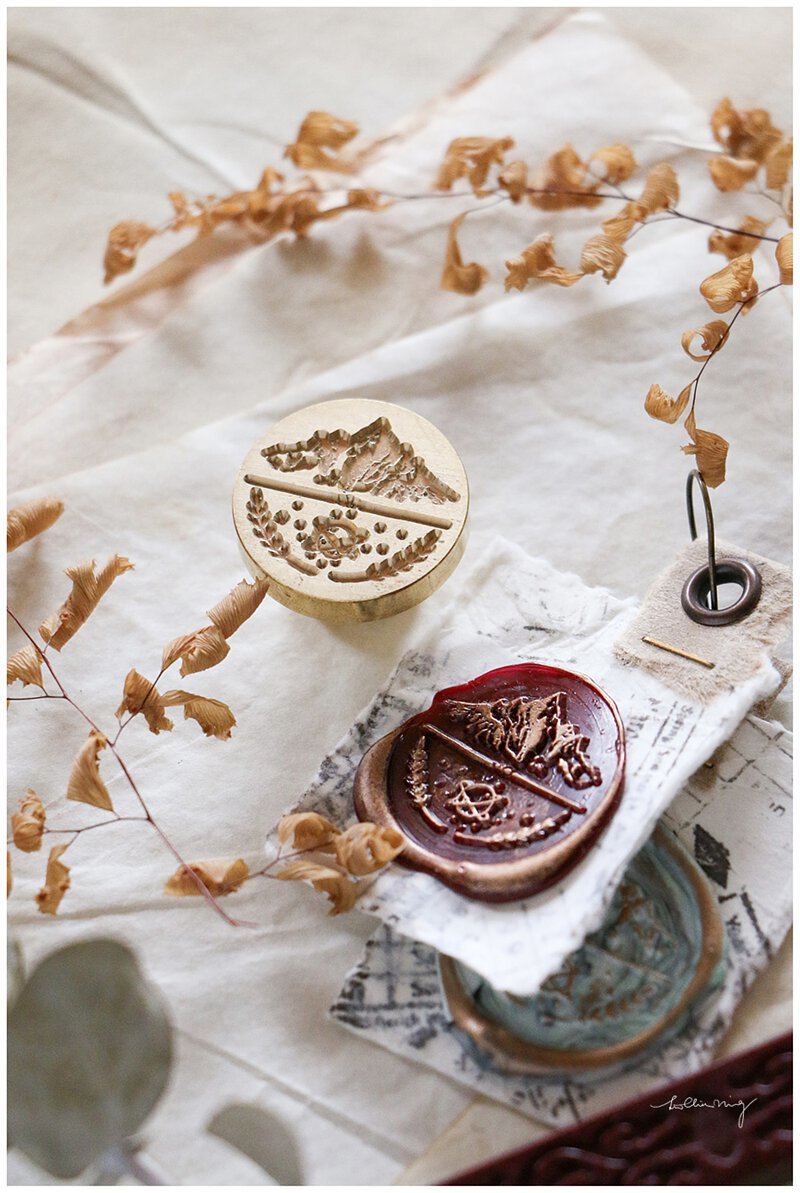 吉 封蠟印章組 - 小山（2.5cm）