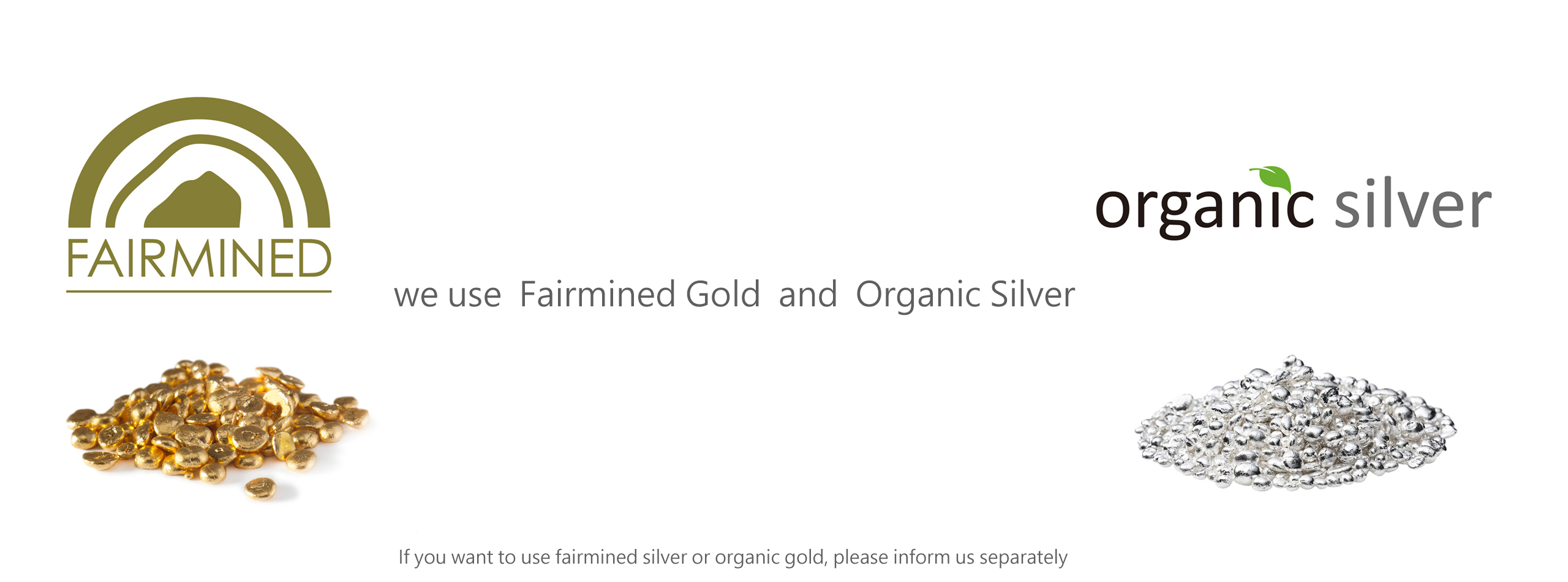 mittag jewelry uses Fairmined Gold and Organic Silver