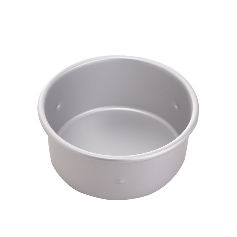 【SANNENG 6" 8" Round Embossed Cake Pan】Anodized Extra Tall  6寸 8寸固底加高圆形蛋糕模(阳极) SN5144 SN5154