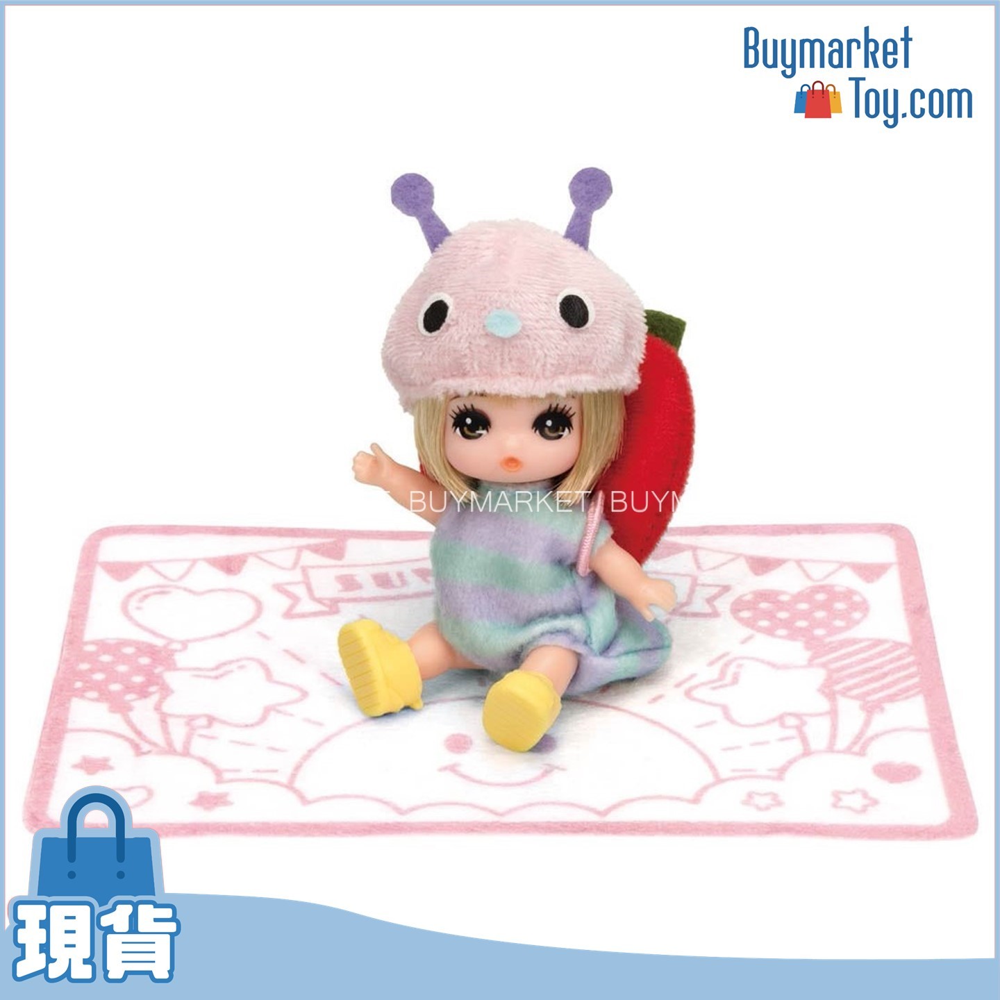 Takara Tomy - Licca LW-23 色毛毛蟲連衣裙和蘋果坐墊 (Licca-chan)