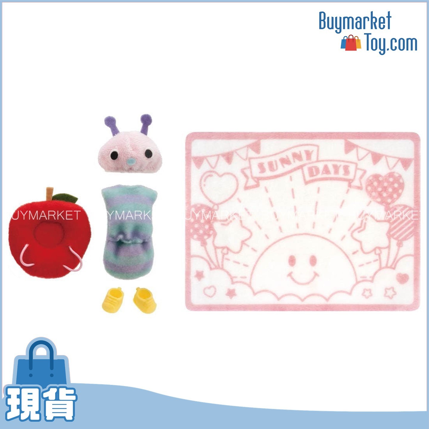 Takara Tomy - Licca LW-23 色毛毛蟲連衣裙和蘋果坐墊 (Licca-chan)