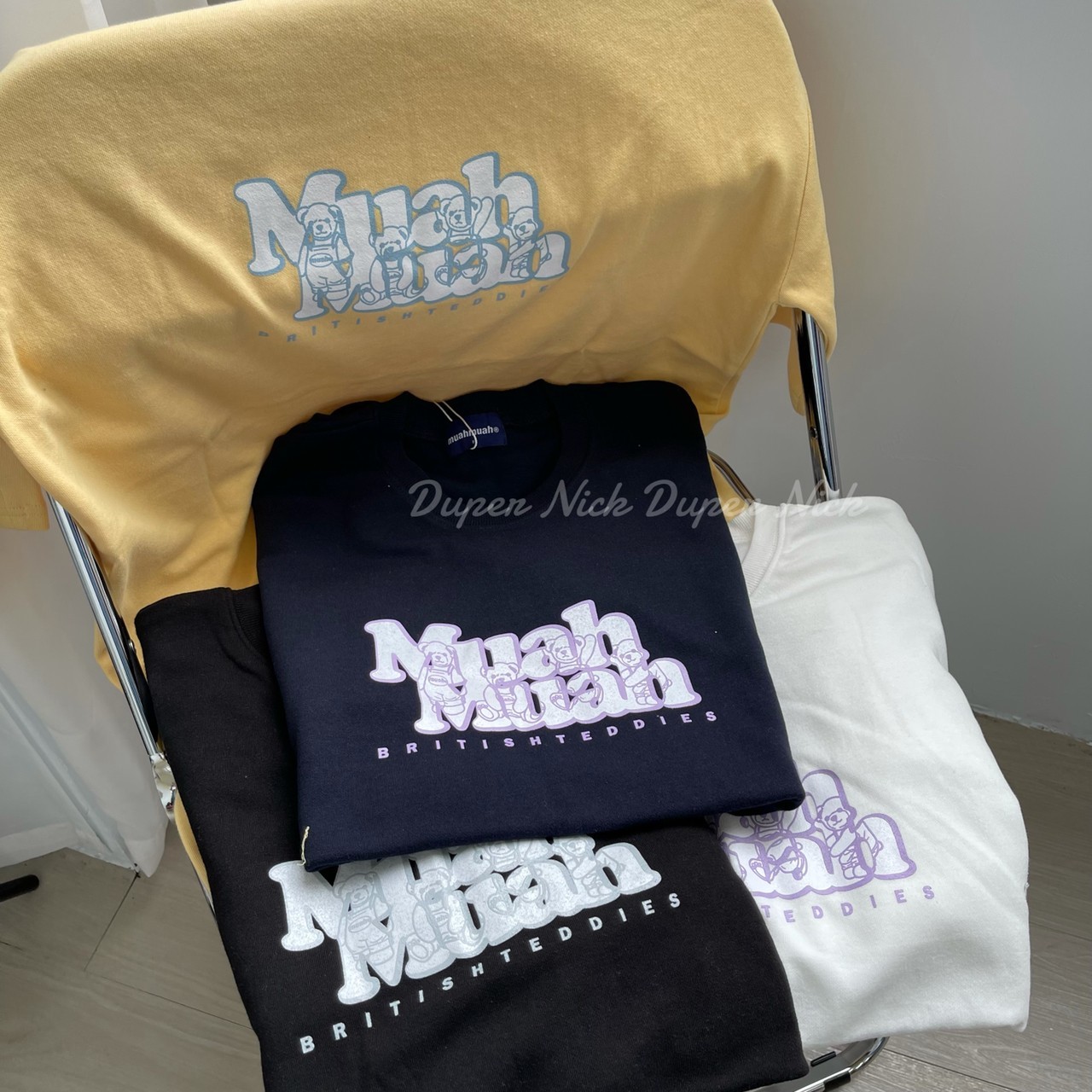 現貨 韓國 Muahmuah 新款 熊熊logo 短袖