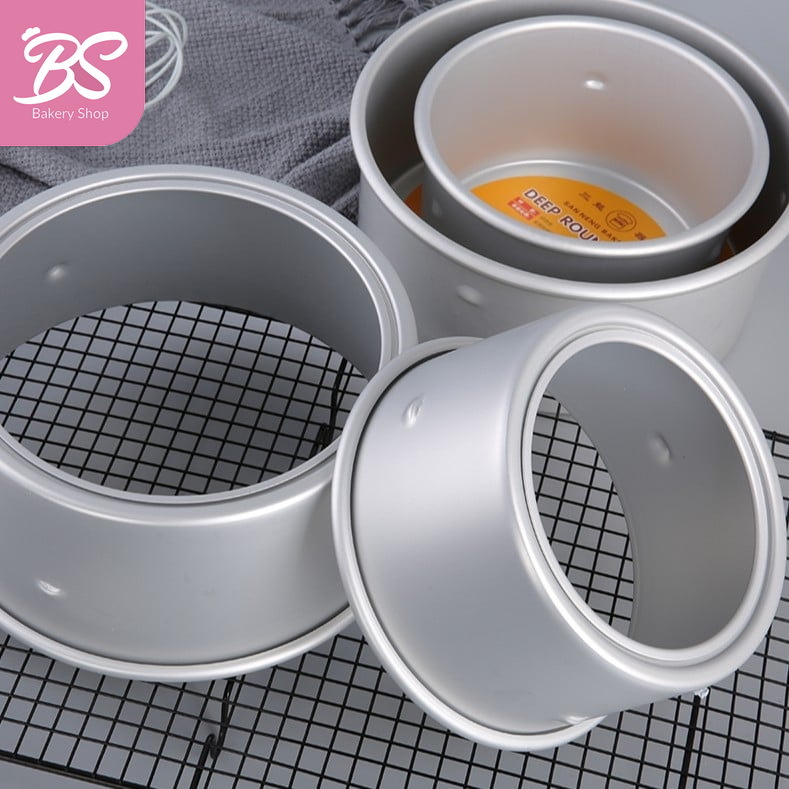 【Sanneng 6" 8"Removable Round  Cake Pan】Extra Tall Deep Cake Mould 三能6寸8寸加高脱底蛋糕模具 SN5142 SN5152