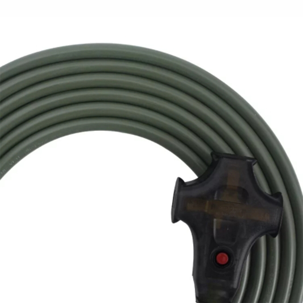 ADAMOUTDOOR 戶外延長動力線 軍綠色