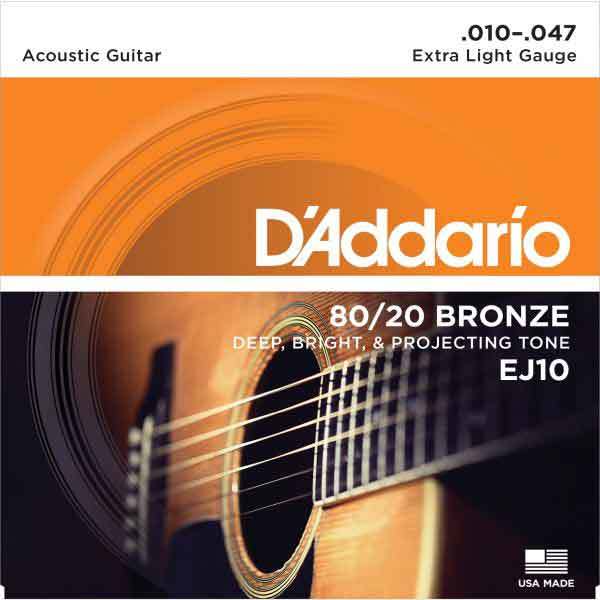 D'Addario Daddario EJ 系列 民謠吉他弦 80/20黃銅合金 第 2 張圖片｜三峽吉他 / Bass
