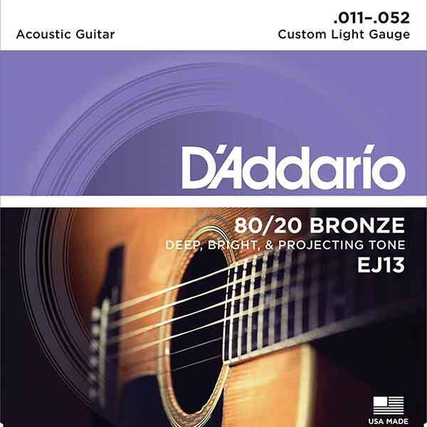 D'Addario Daddario EJ 系列 民謠吉他弦 80/20黃銅合金 第 3 張圖片｜三峽吉他 / Bass