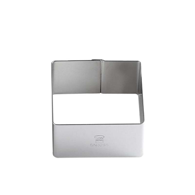 【Sanneng Mini Square Mousse Ring】Taiwan Pineapple Mould (5pcs/set) 三能迷你慕斯圈 /方型圈/凤梨酥模(5件/套) SN32955