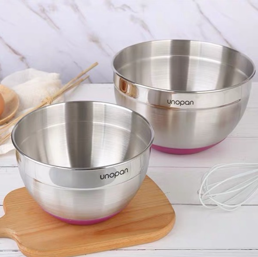 【UNOPAN 20CM Anti-slip Mixing Bowl】Kitchen Mix bowl Baking tools 20cm止滑打蛋盆/調理盆/料理盆/攪拌盆 UN30006