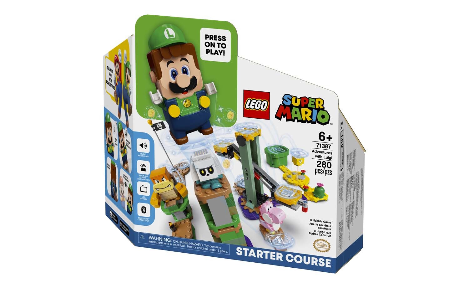 [飛米樂高積木磚賣店] LEGO 71387 Mario-路易吉冒險主機