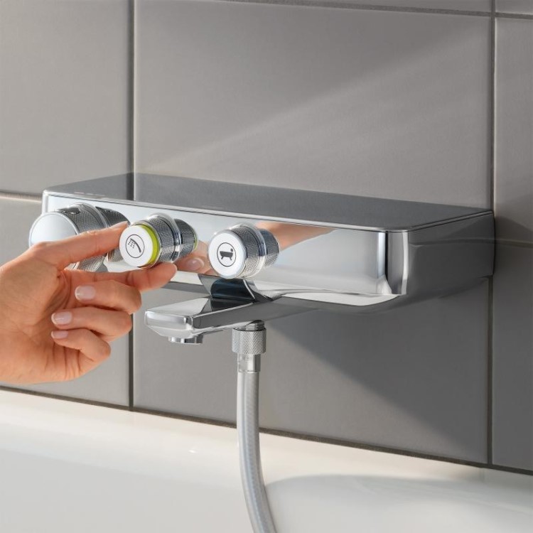 GROHE｜Smart Control 定溫浴缸龍頭  (鉻色) 34718000