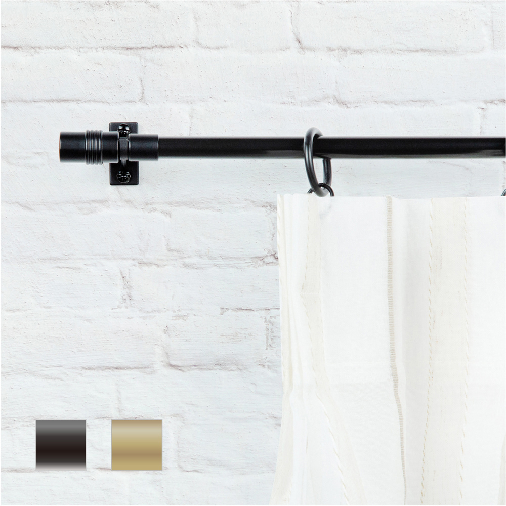 11mm│Café Rod│法式現代│伸縮窗簾桿│2色│2尺寸