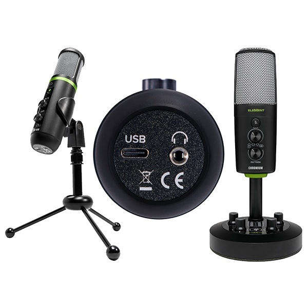 Mackie EM-CHROMIUM 全指向性 USB麥克風 Podcast 錄音介面 直播可用 麥克風