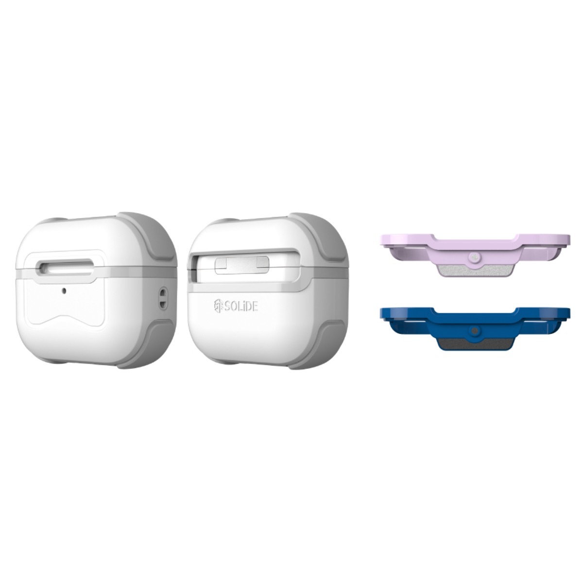 AirPods Pro  SOLiDE Pocket-白色 抗菌軍事防撞保護殼