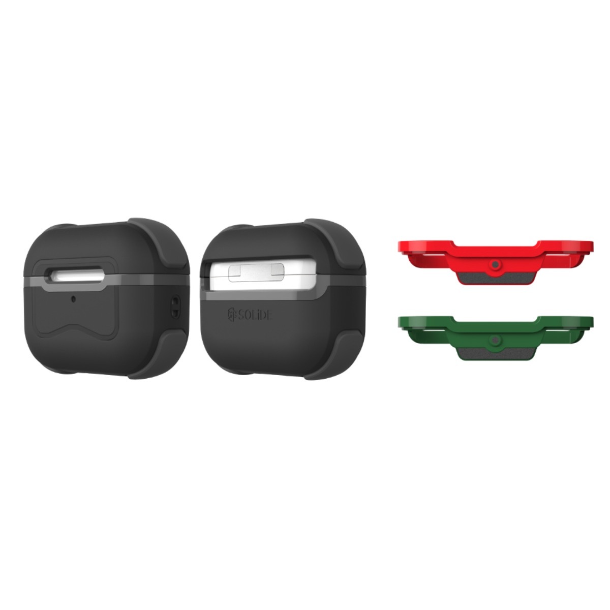 AirPods Pro  SOLiDE Pocket-黑色 抗菌軍事防撞保護殼