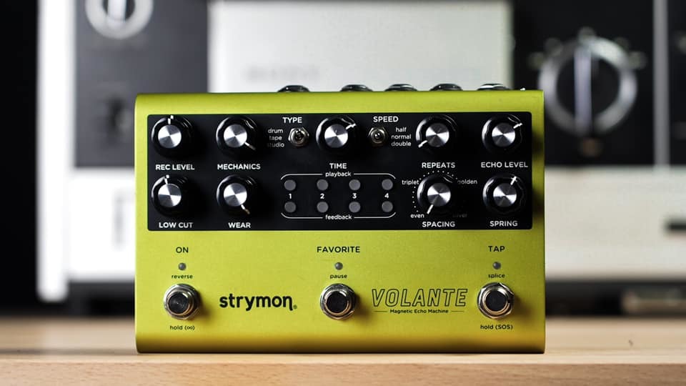 Strymon Volante 磁帶延遲效果器｜三種磁性回音機四磁頭立體聲台灣正版