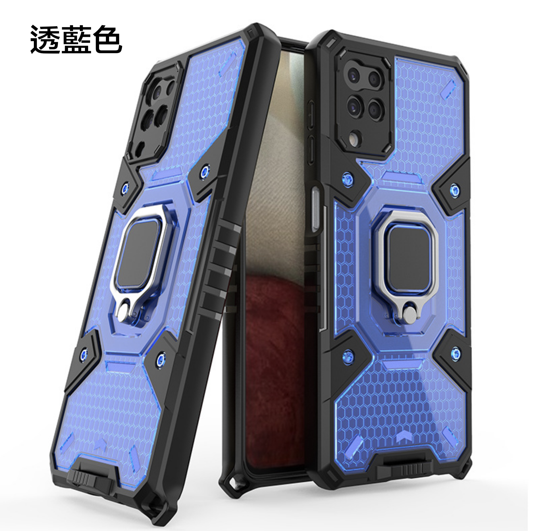 三星 蜂窩散熱防摔殼 【附帶支架，蜂窩紋散熱設計】