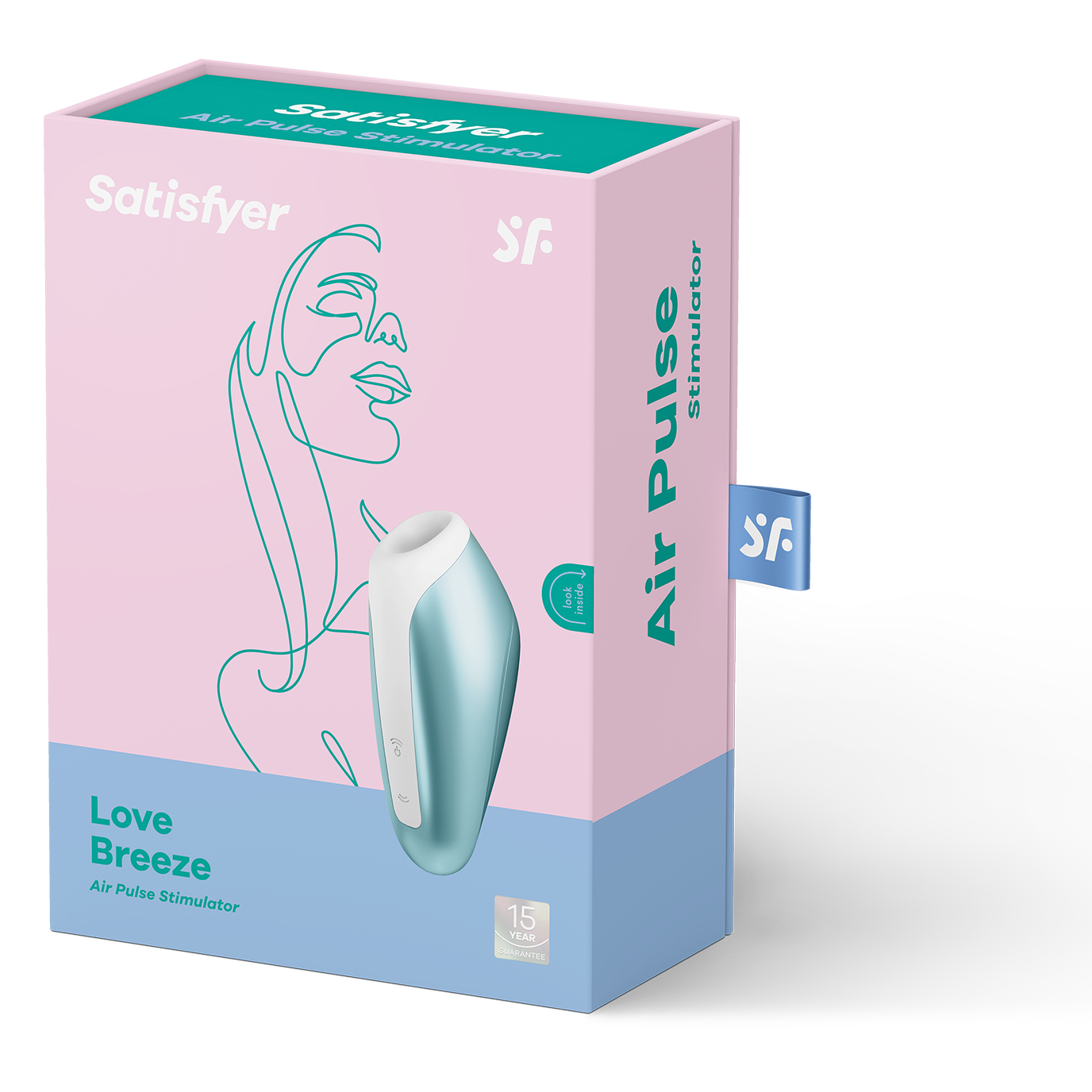 Satisfyer Love Breeze 迷你震動吸啜器 冰藍色