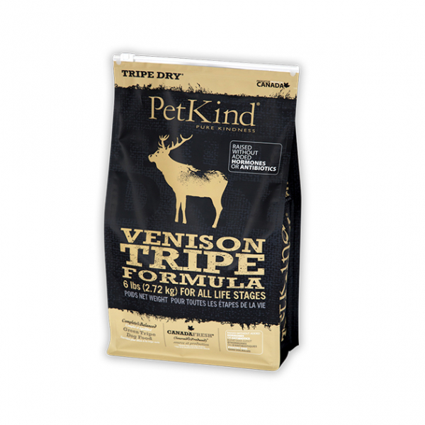 野胃- 低敏系列-天然鮮草肚無穀犬糧(放牧鹿) 中顆粒