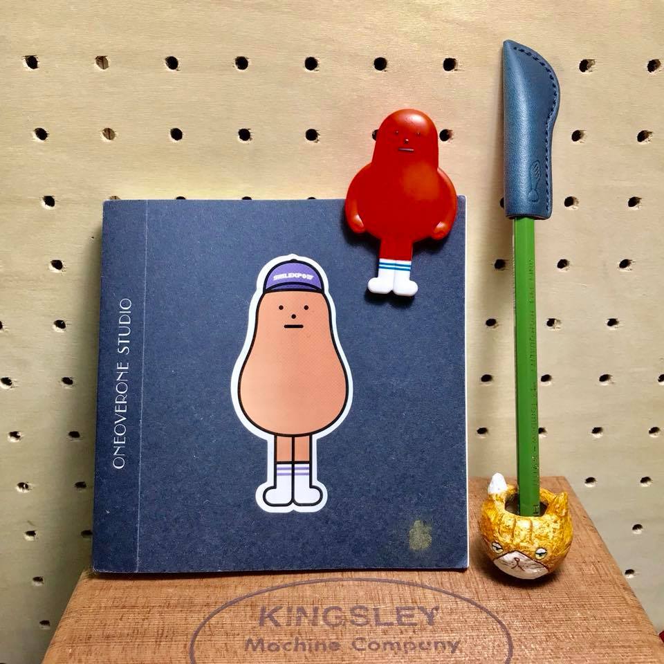 皮革鉛筆套 M.Seed 手工皮革（一支鉛筆+皮革鉛筆套）