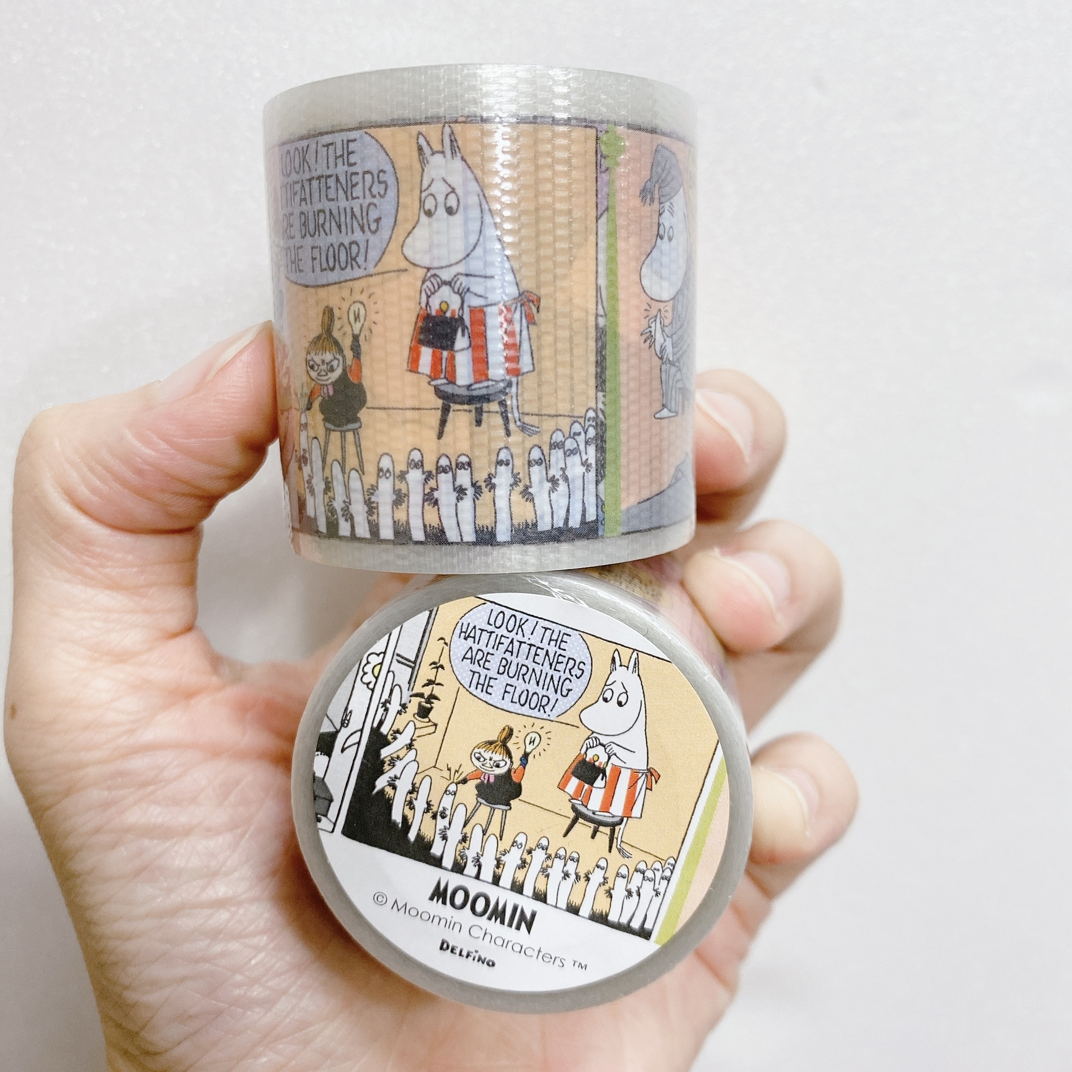 MOOMIN 嚕嚕米 角色場景 養生膠帶 ｜DELFINO 日本