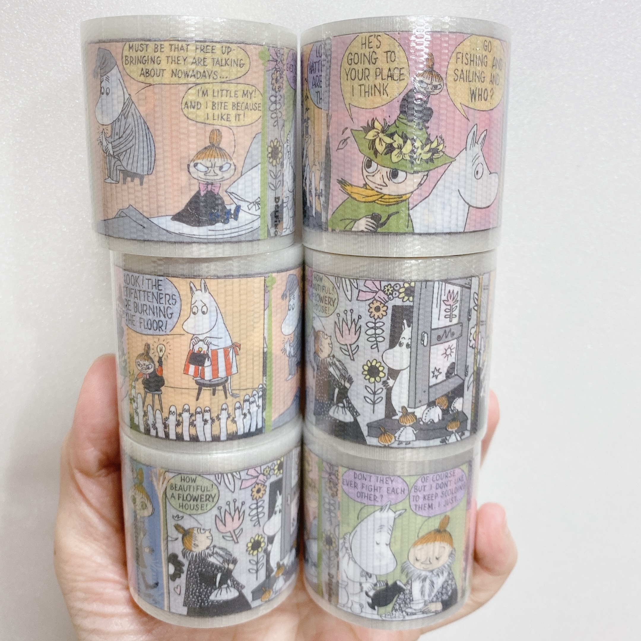 MOOMIN 嚕嚕米 角色場景 養生膠帶 ｜DELFINO 日本