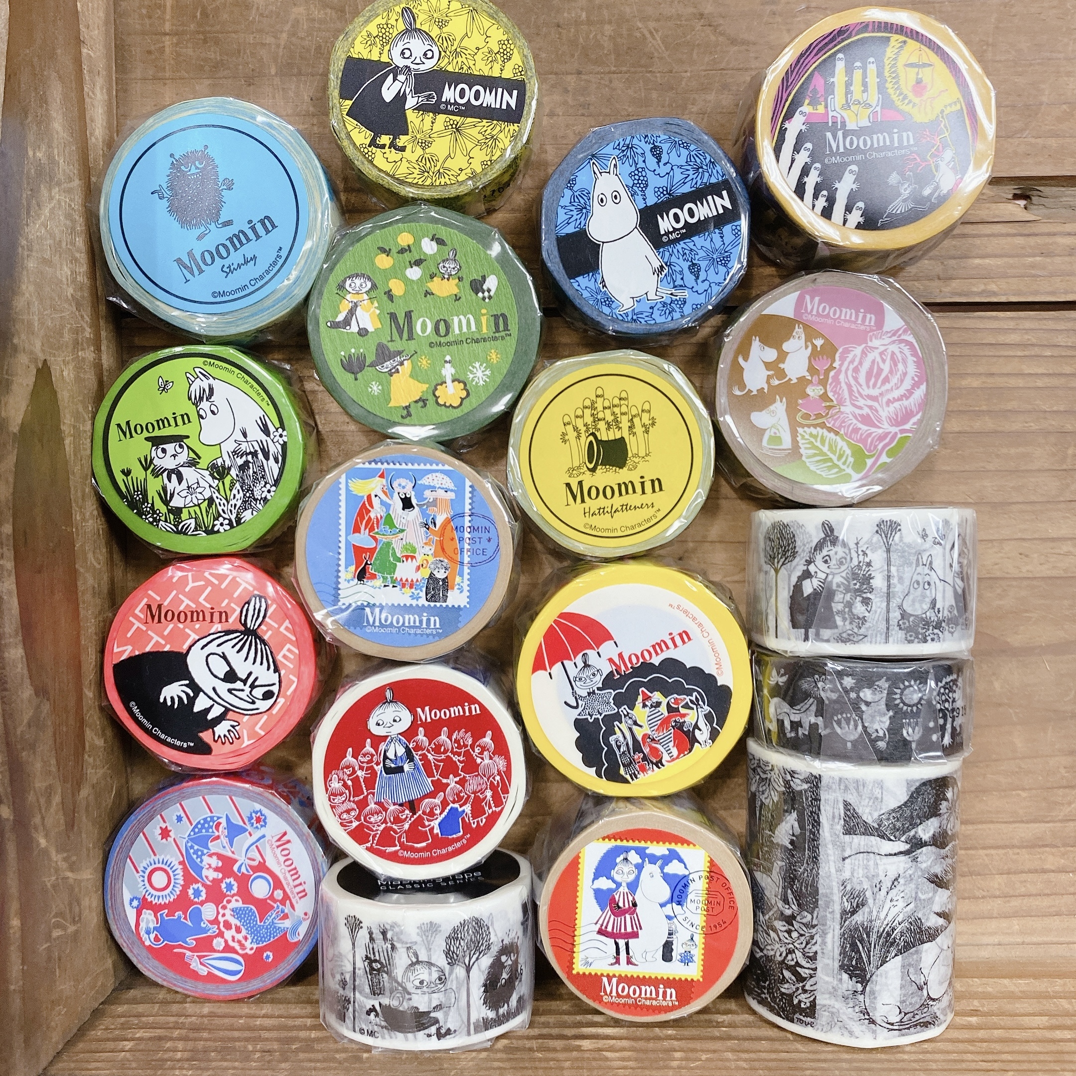 Moomin 嚕嚕米 和紙紙膠帶｜KUMA 日本