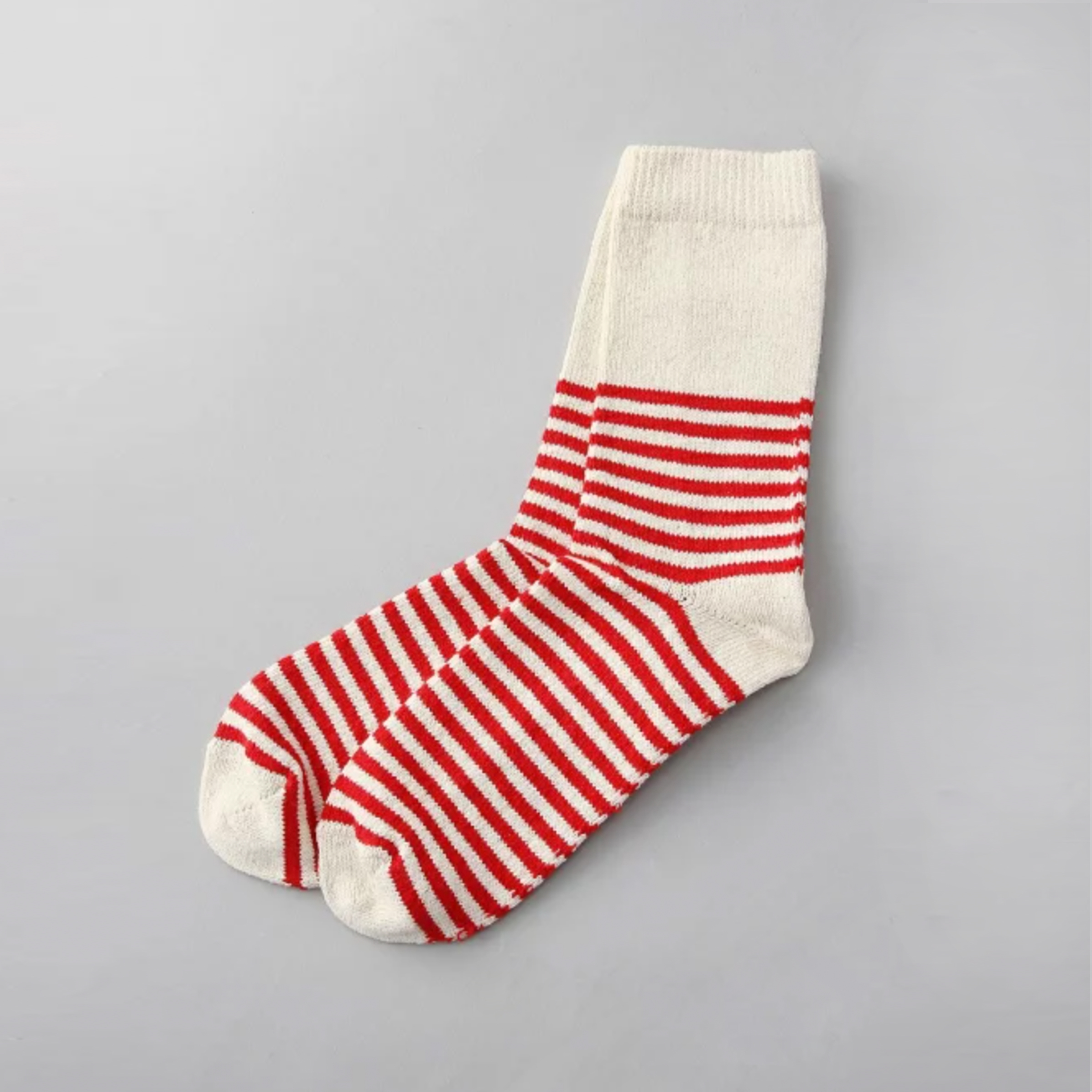 H FOOTWEAR 橫紋中筒襪 ╭ 3色 ╮