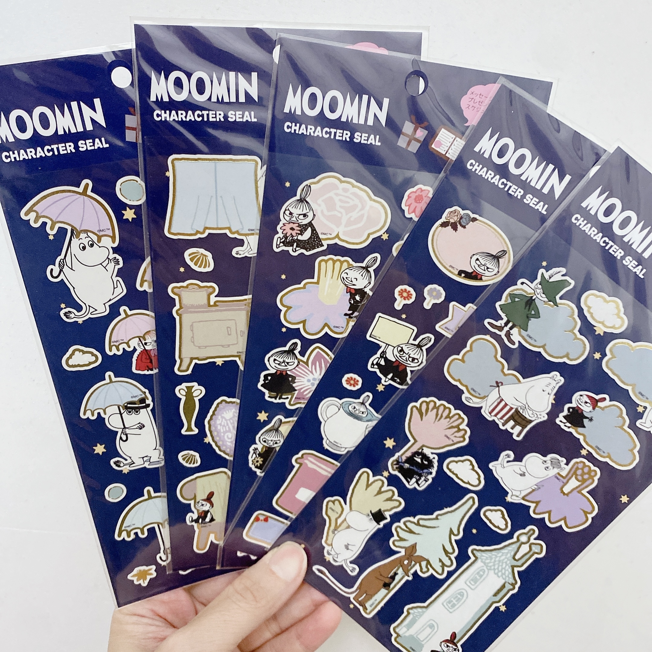 MOOMIN 嚕嚕米 留言貼紙 可書寫材質｜Small Planet 日本