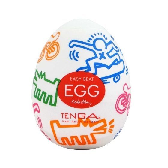 TENGA 典雅 × Keith Haring EGG STREET 自慰蛋(飛機杯）