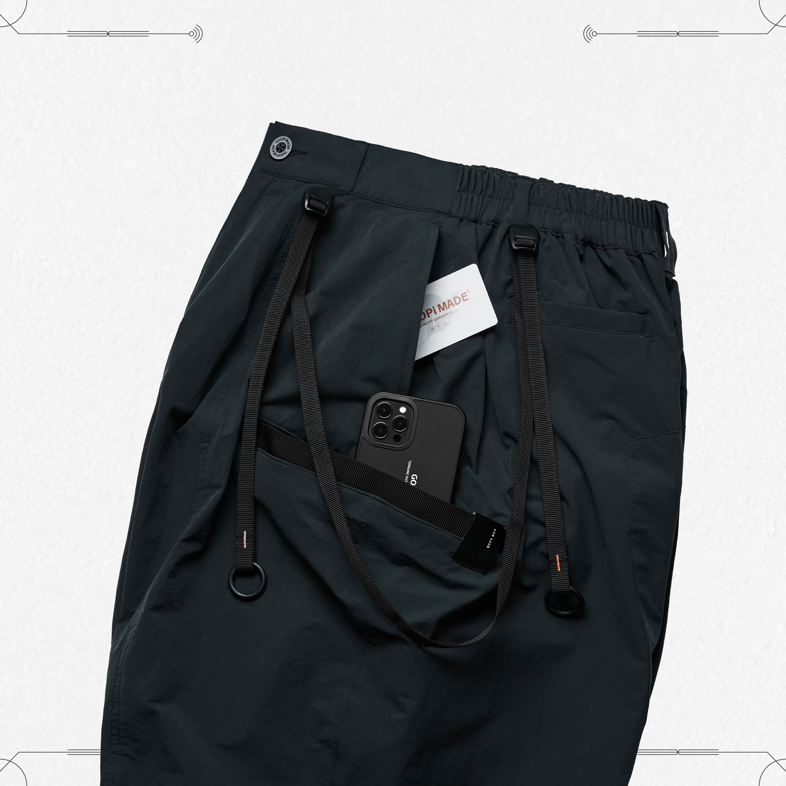 BR-01” Soft Box Basic Pants - Bathyal