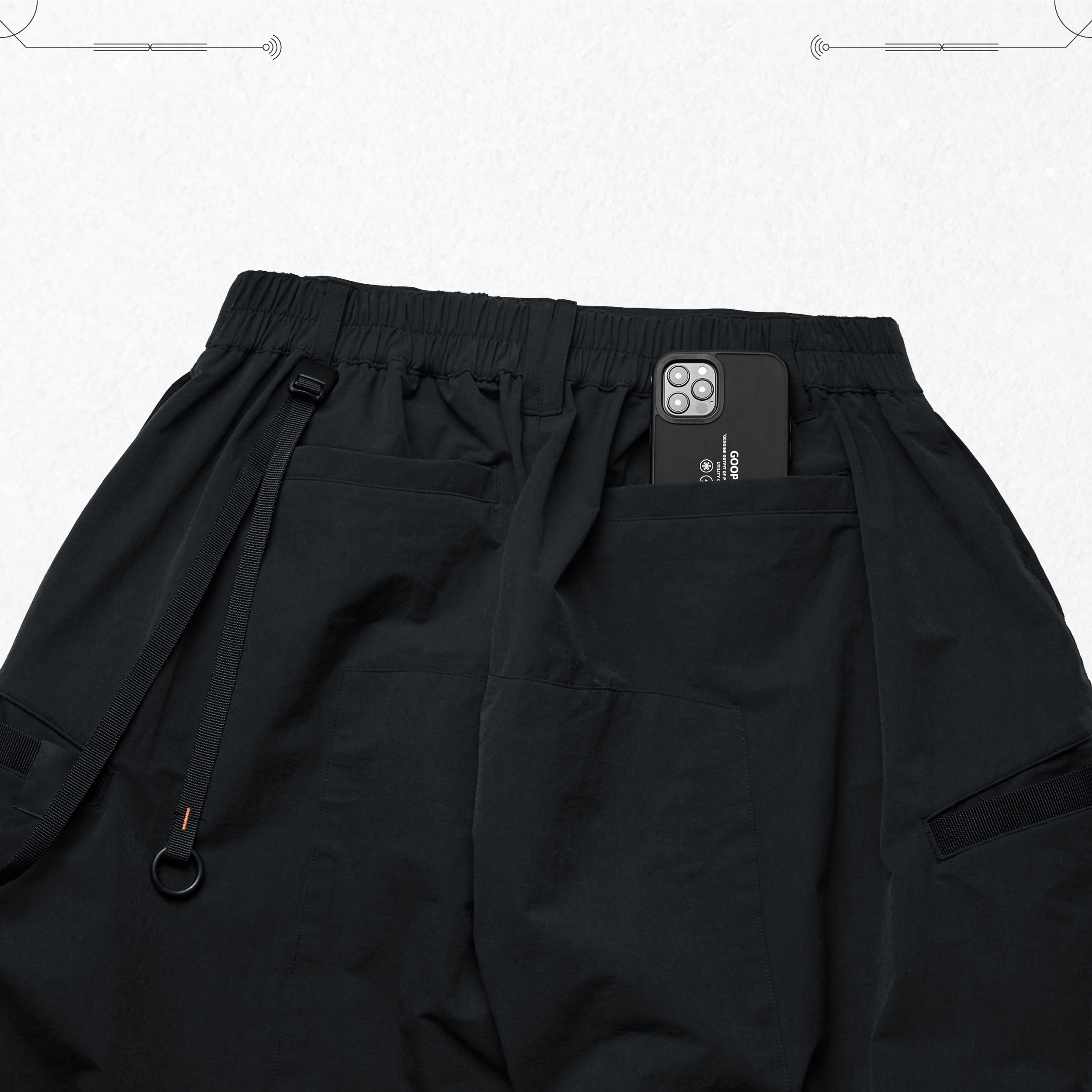 パンツ goopimade Soft Box Basic Pants BATHYAL GOOPiMADE - “BR-01“ Soft Box Basic Pants - SHINKIROU1.0