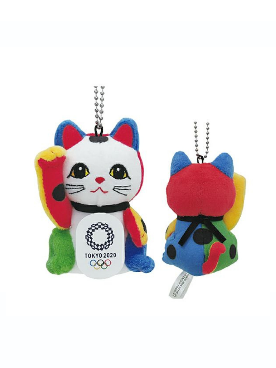 2020年東京奧運會會徽BC招財貓公仔吊飾