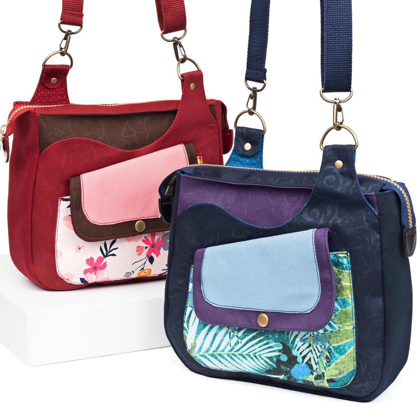 販售原尺寸【紙型】(不對稱斜背包)