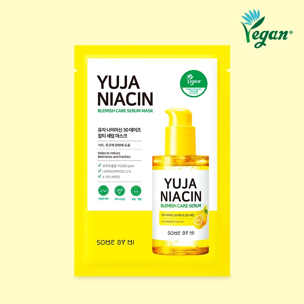 SOME BY MI Yuja Niacin Blemish Care Serum Mask [10PCS]