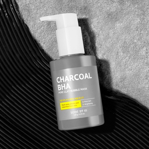 SOME BY MI Charcoal BHA Pore Clay Bubble Mask 120g
