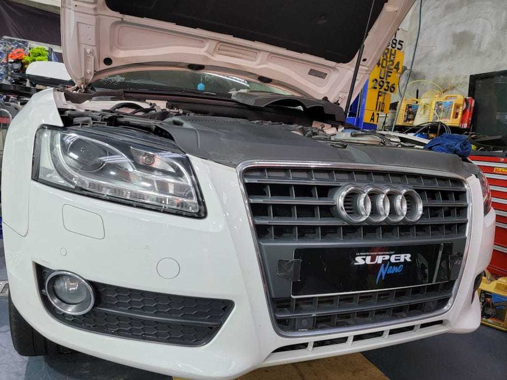super nano engine white audi a5 jun car and audio fo tan 換偈油 火炭 浚車汽車