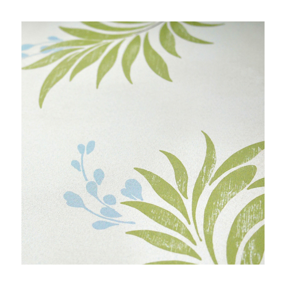 手工製作│遮光窗簾│半窗落地窗│蕨櫚秘林│打摺│2尺寸