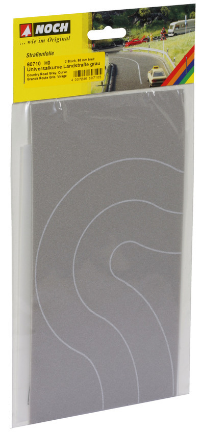 Noch 60710 HO scale  Country Road Curve.2 Piece