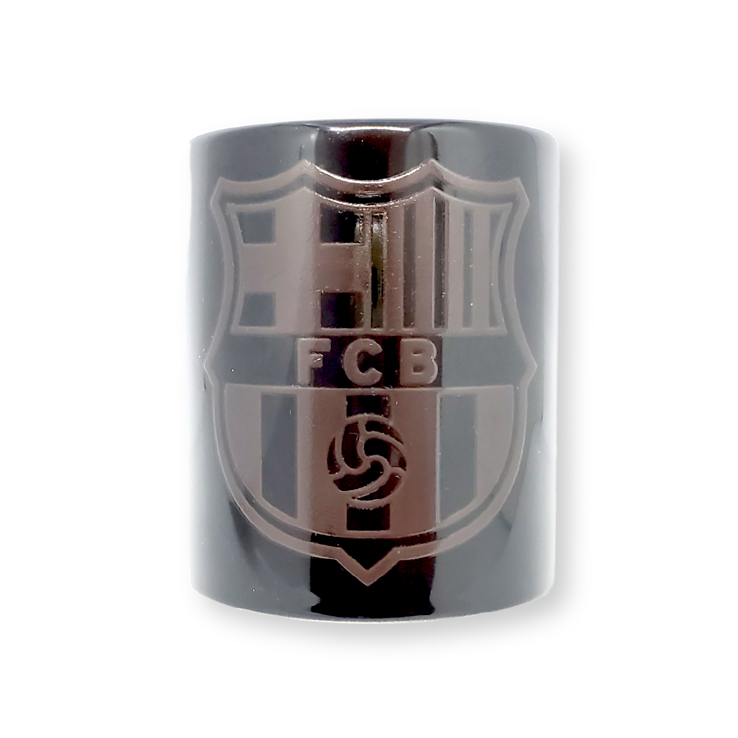 巴塞隆拿黑色熱感會徽水杯