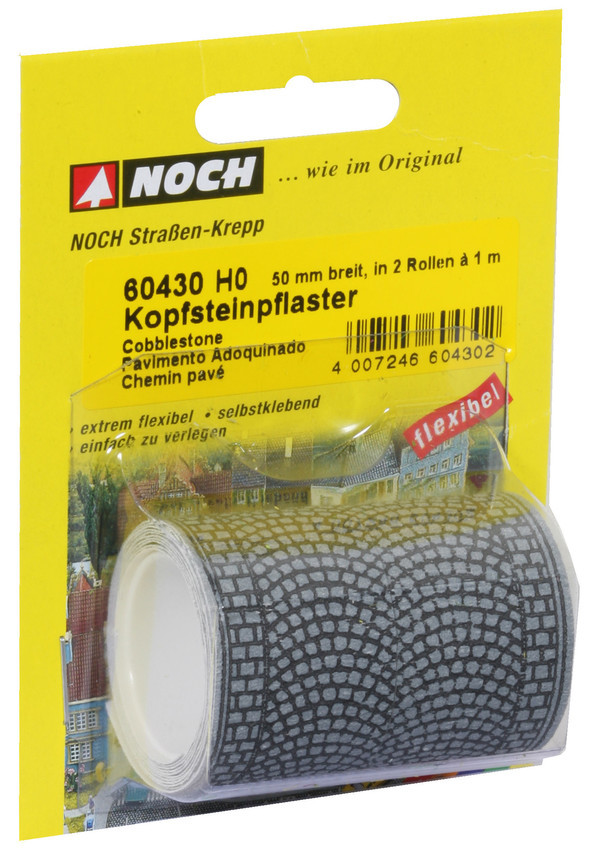 Noch 60430 HO scale Cobblestone  100 x 5 cm (2 Roll)